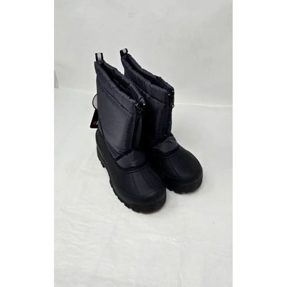 Northside Boy's Icicle Polar Snow Boots Black gray size 3 US - Picture 1 of 11